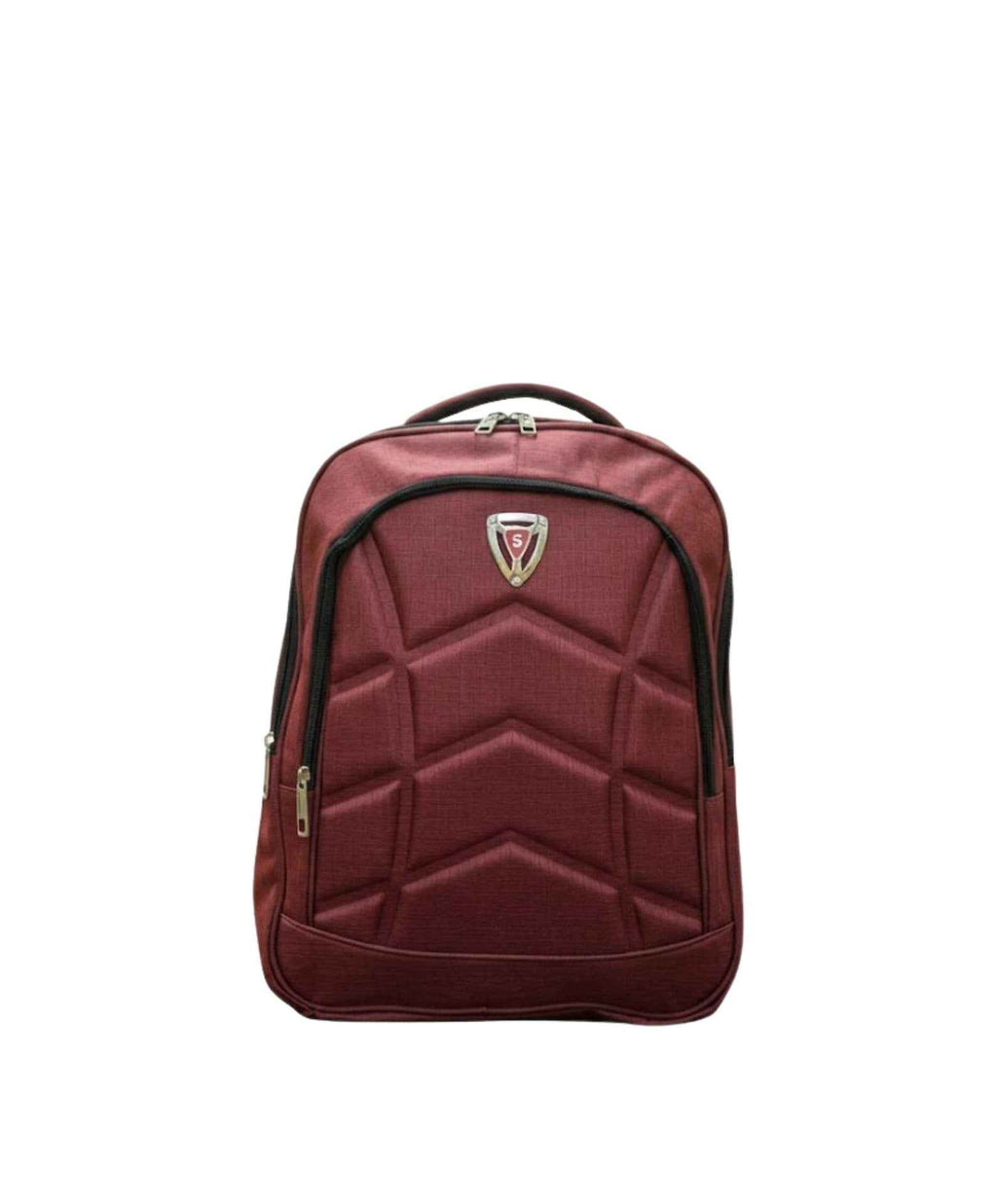 Laptop-Rucksack Bordeaux Rot 15 Zoll – Statement-Daypack mit 3+2 Fächern & Polsterung | Wortmelodie Moments