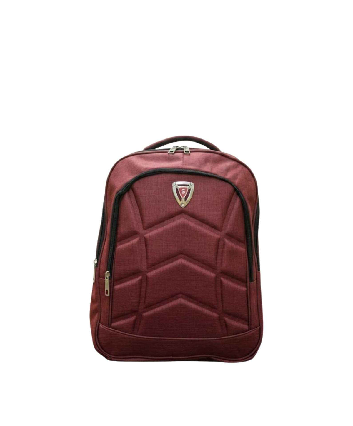 Laptop-Rucksack Bordeaux Rot 15 Zoll – Statement-Daypack mit 3+2 Fächern & Polsterung | Wortmelodie Moments