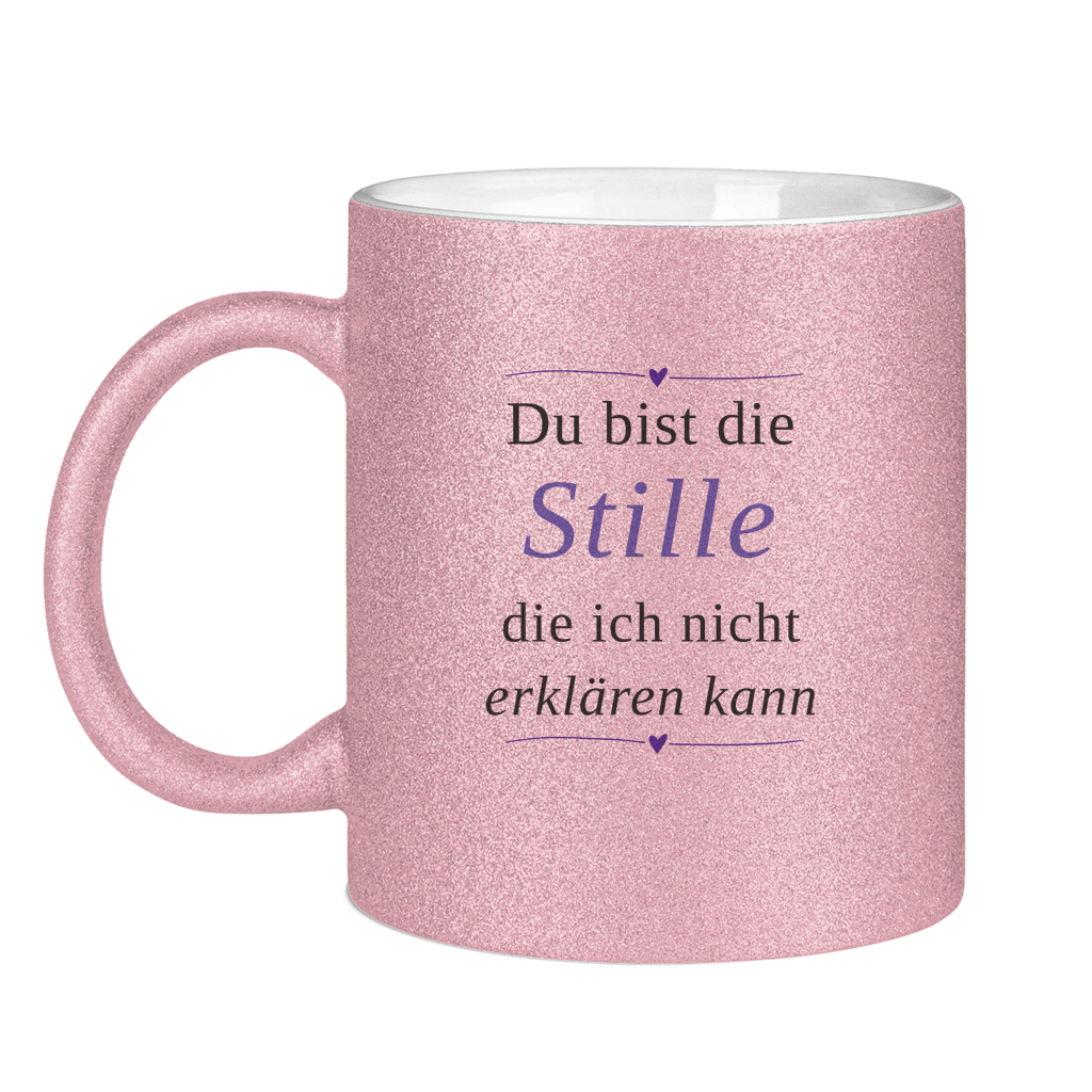 Glitzertasse – „Du bist die Stille, die ich nicht erklären kann" | Wortmelodie Moments