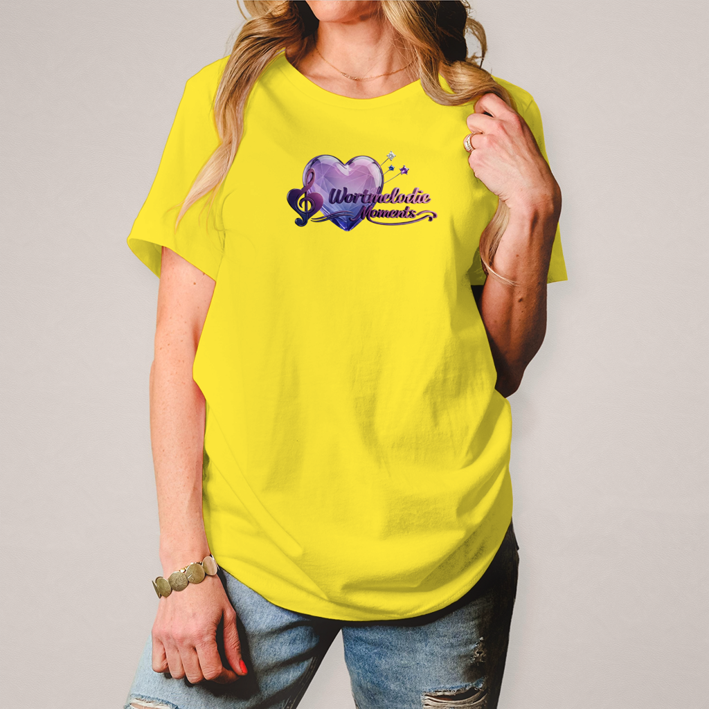 Damen T-Shirt Wortmelodie Herz - Wortmelodie Moments