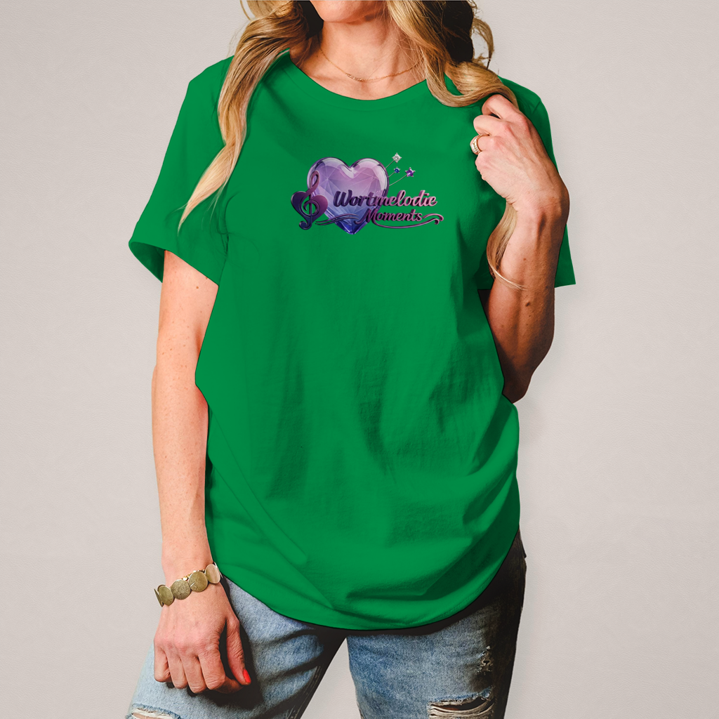 Damen T-Shirt Wortmelodie Herz - Wortmelodie Moments