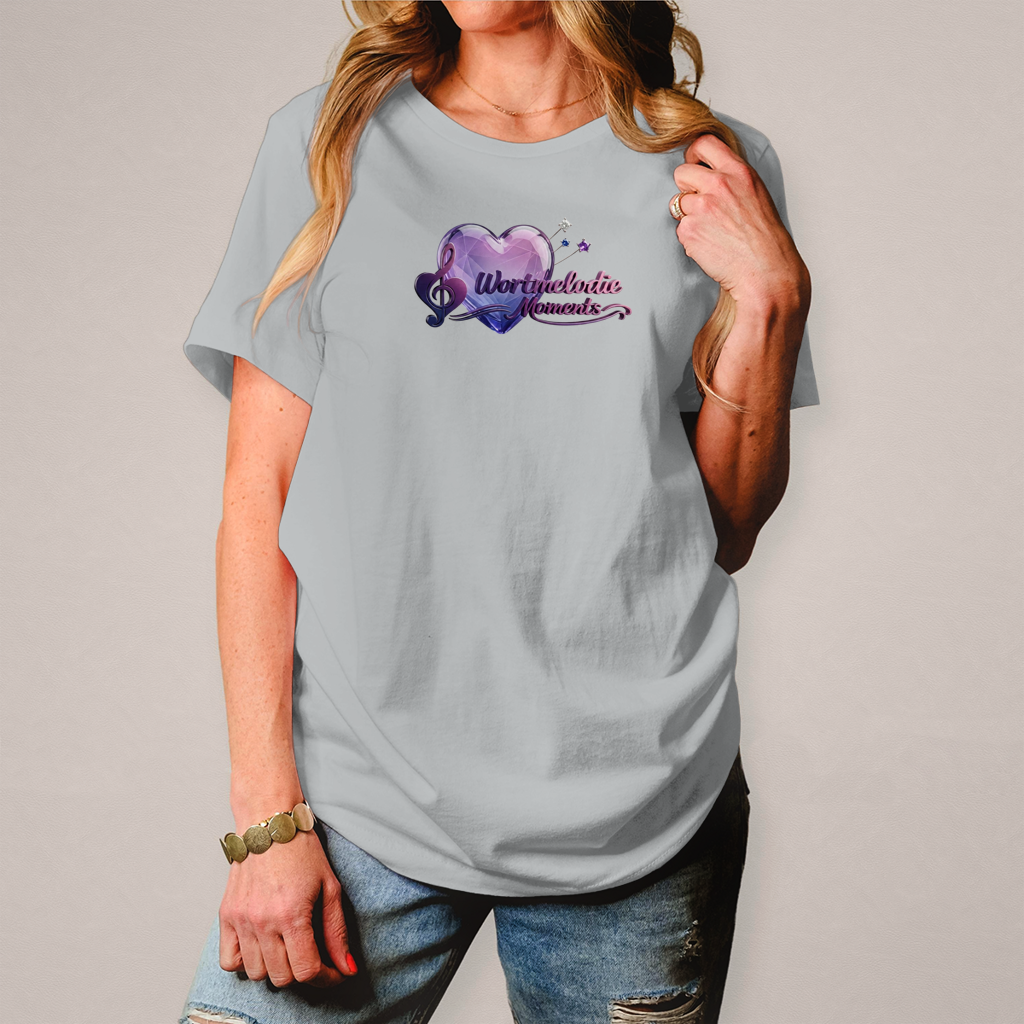 Damen T-Shirt Wortmelodie Herz - Wortmelodie Moments