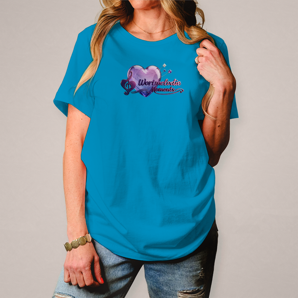 Damen T-Shirt Wortmelodie Herz - Wortmelodie Moments