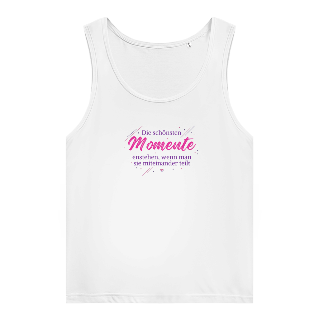 Damen Premium Organic Tank Top Die schönsten Momente - Wortmelodie Moments