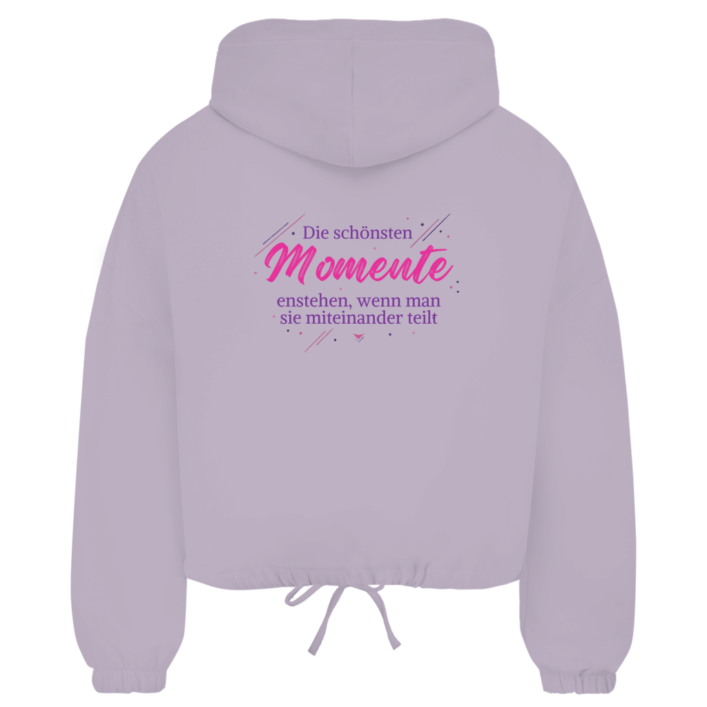 Damen Zipper Hoodie Die schönsten Momente - Wortmelodie Moments