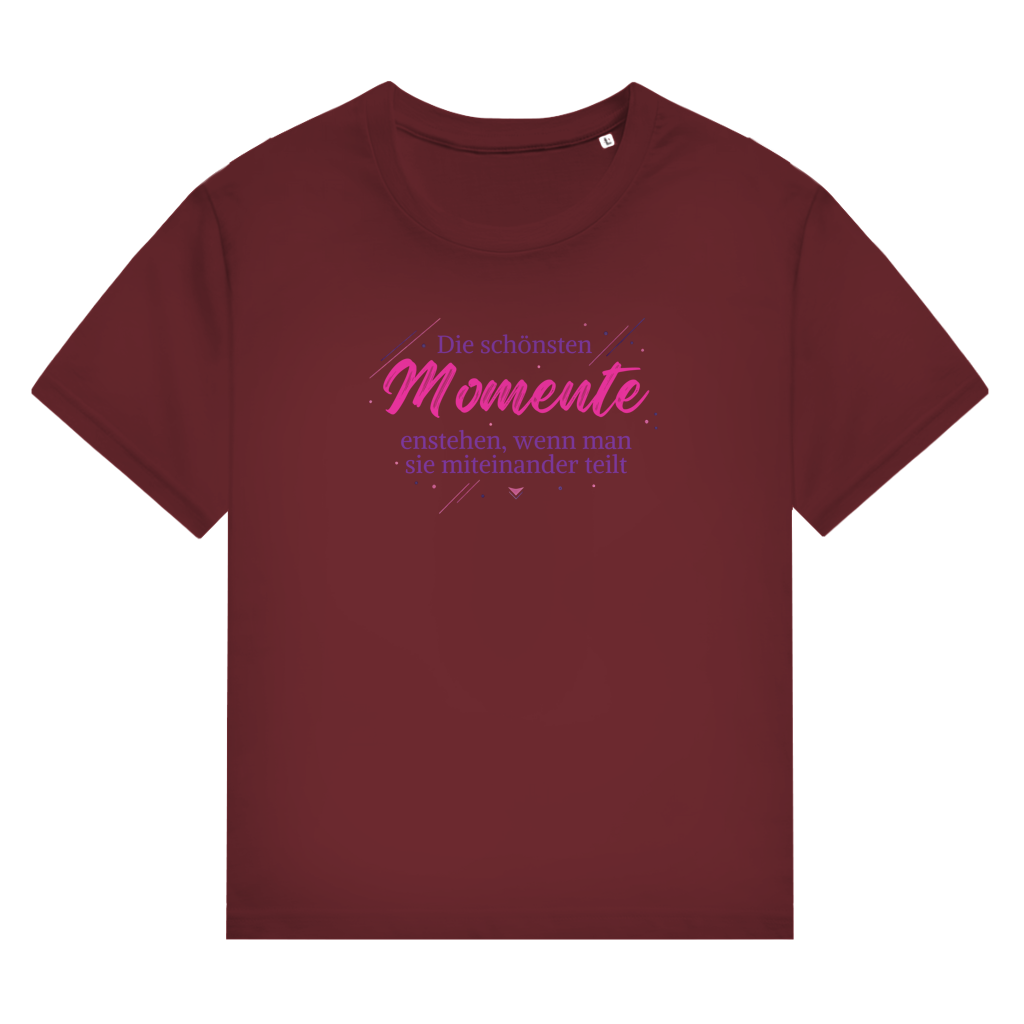 ST/ST Muser T-Shirt Die schönsten Momente enstehen, ... - Wortmelodie Moments