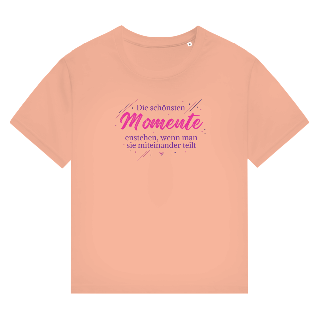 ST/ST Muser T-Shirt Die schönsten Momente enstehen, ... - Wortmelodie Moments