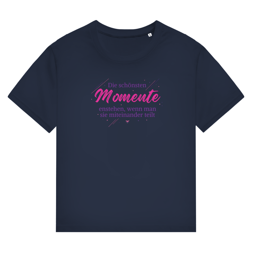 ST/ST Muser T-Shirt Die schönsten Momente enstehen, ... - Wortmelodie Moments