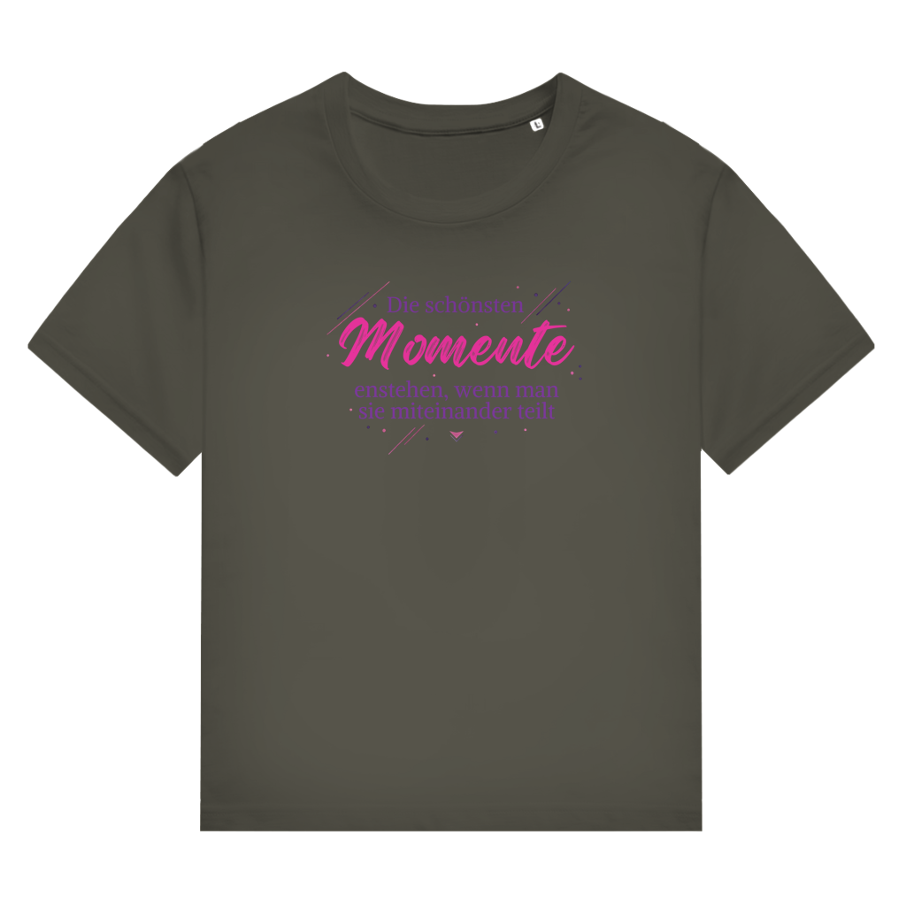ST/ST Muser T-Shirt Die schönsten Momente enstehen, ... - Wortmelodie Moments