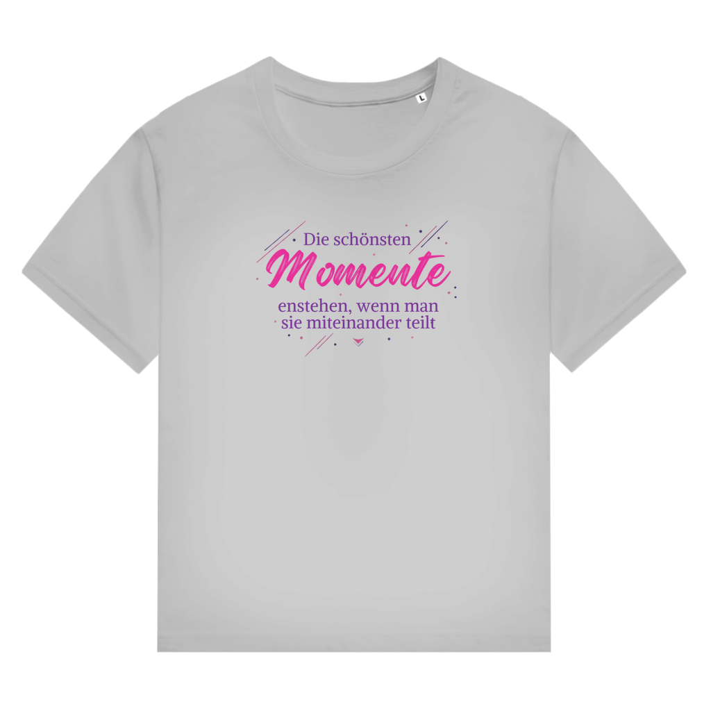 ST/ST Muser T-Shirt Die schönsten Momente enstehen, ... - Wortmelodie Moments