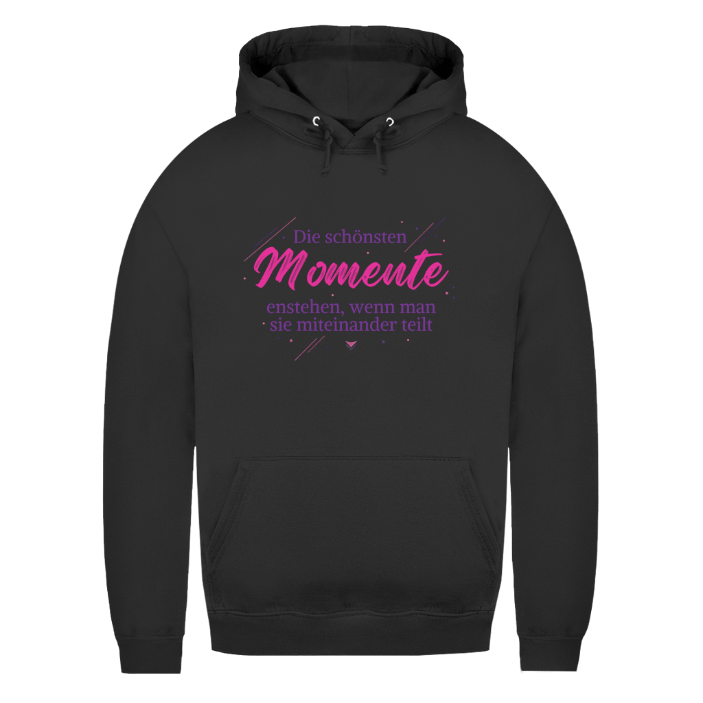 Damen Hoodie Die schönsten Momente enstehen, ...