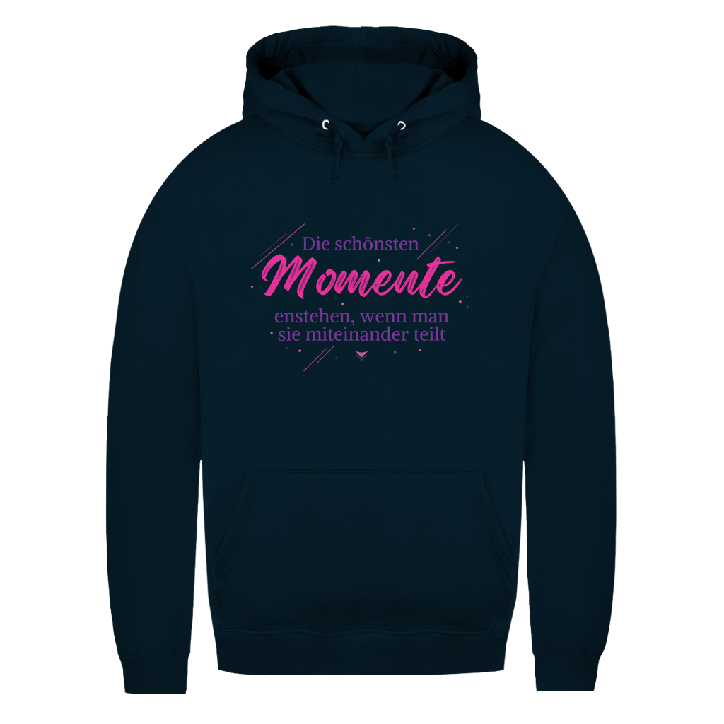 Damen Hoodie Die schönsten Momente enstehen, ...