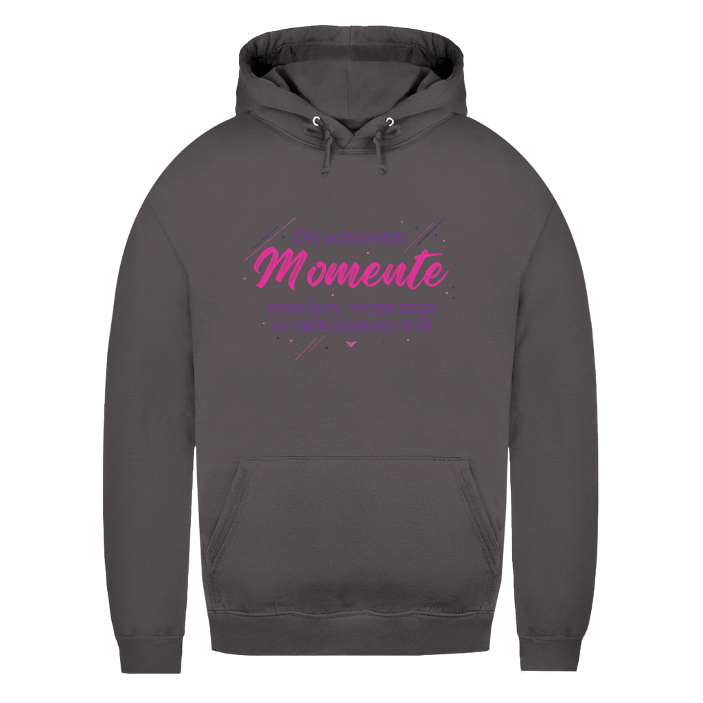 Damen Hoodie Die schönsten Momente enstehen, ... - Wortmelodie Moments
