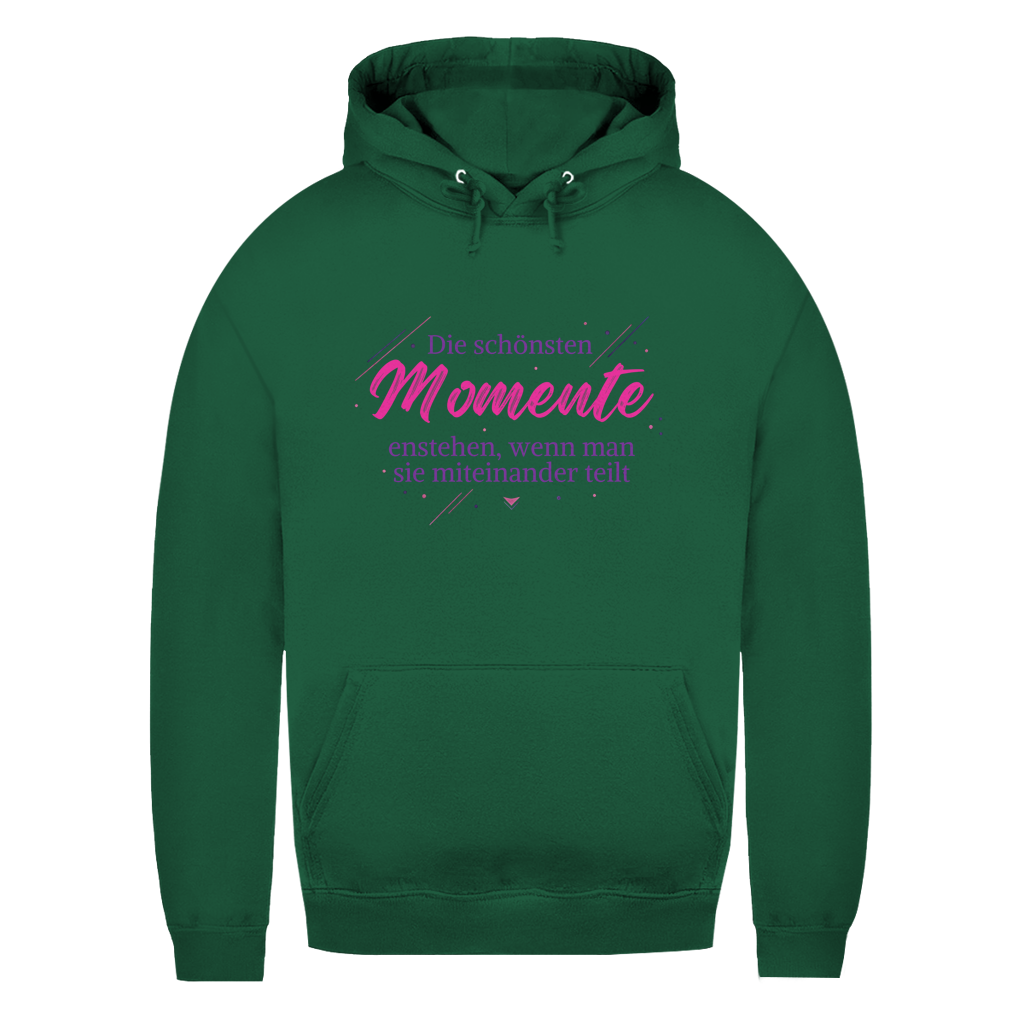 Damen Hoodie Die schönsten Momente enstehen, ... - Wortmelodie Moments