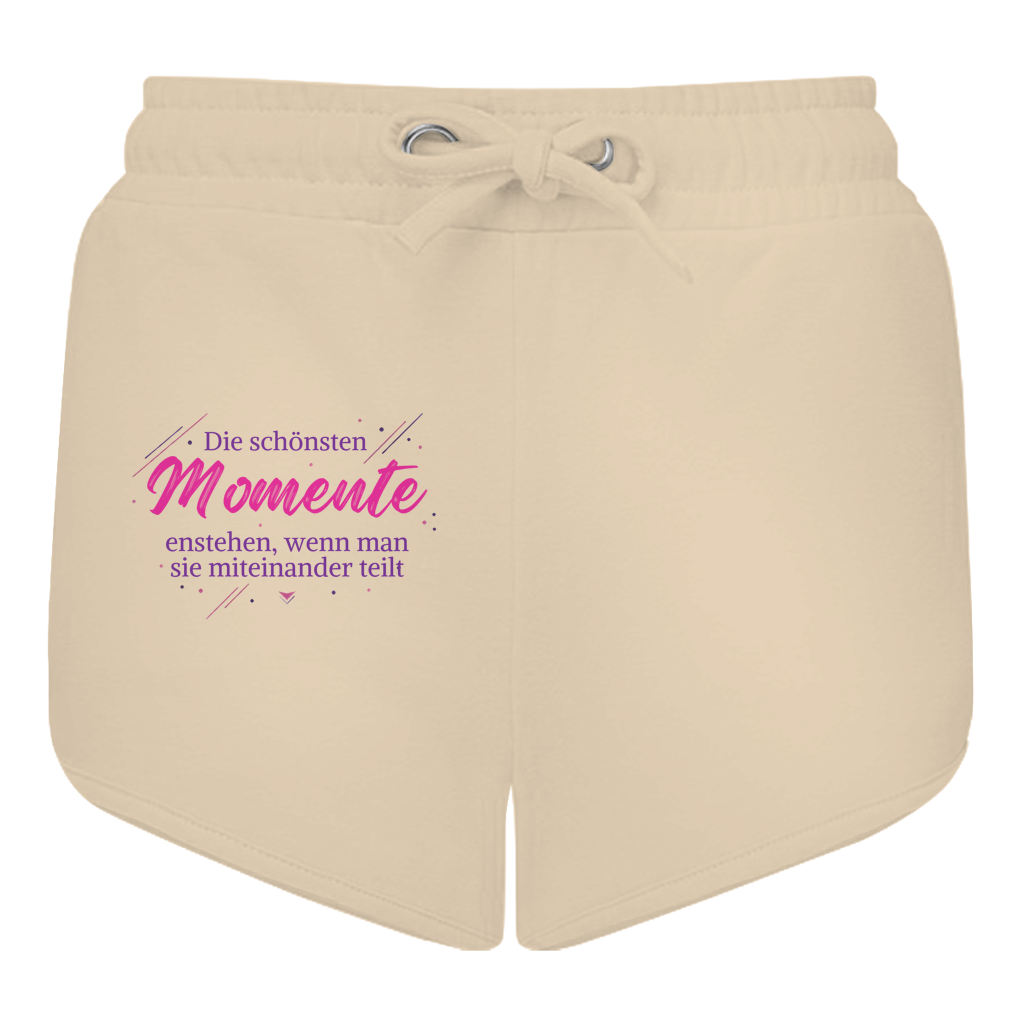 Damen Retro Shorts Die schönsten Momente enstehen, ... - Wortmelodie Moments