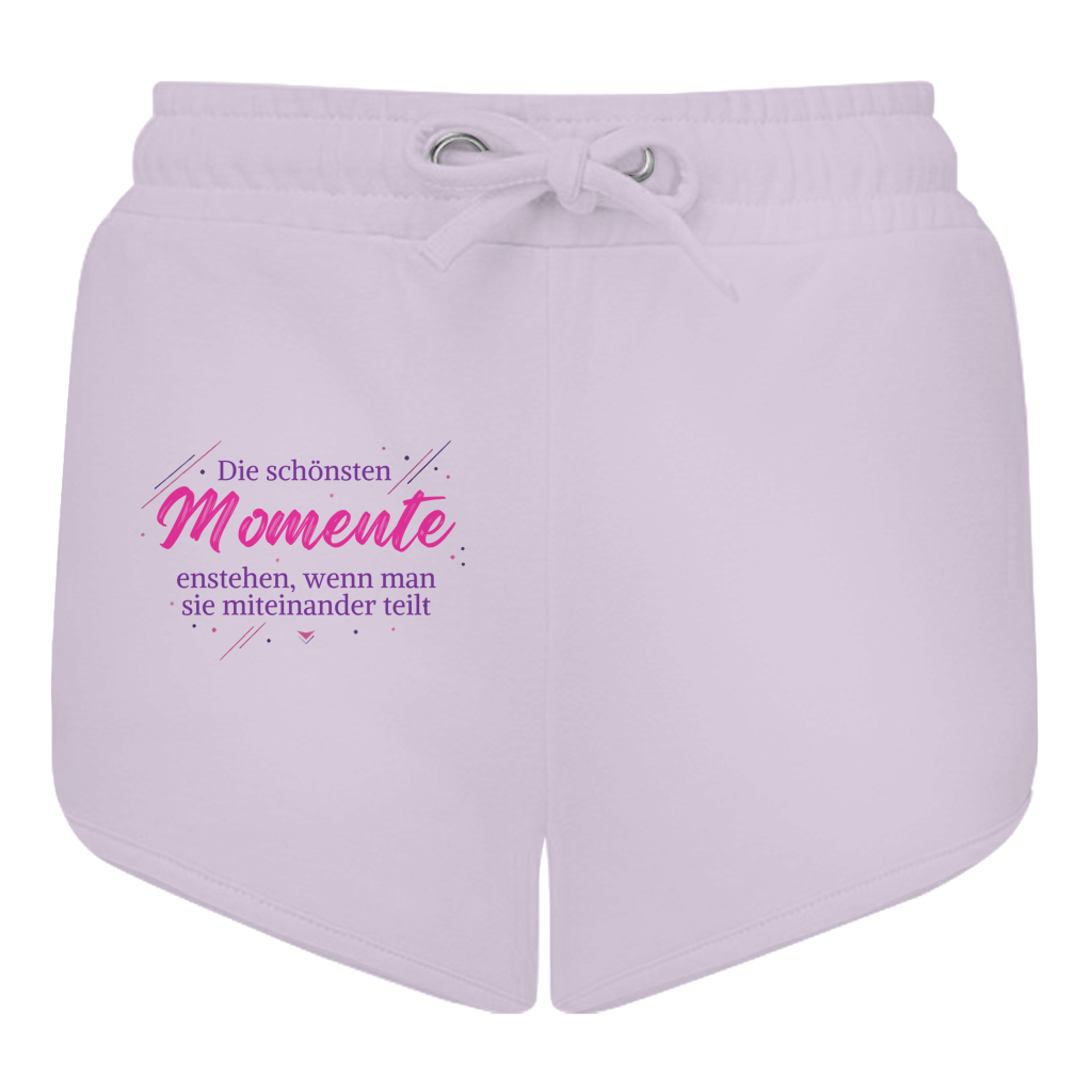 Damen Retro Shorts Die schönsten Momente enstehen, ... - Wortmelodie Moments