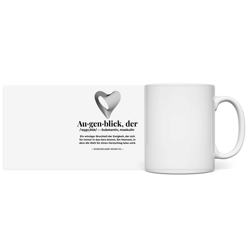 Panorama Tasse Augenblick - Wortmelodie Moments