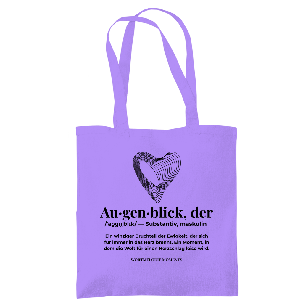 Tragetasche Augenblick - Wortmelodie Moments