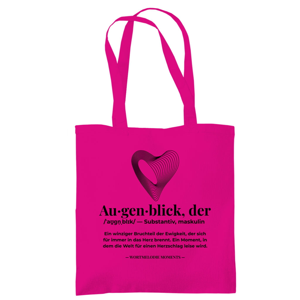 Tragetasche Augenblick - Wortmelodie Moments