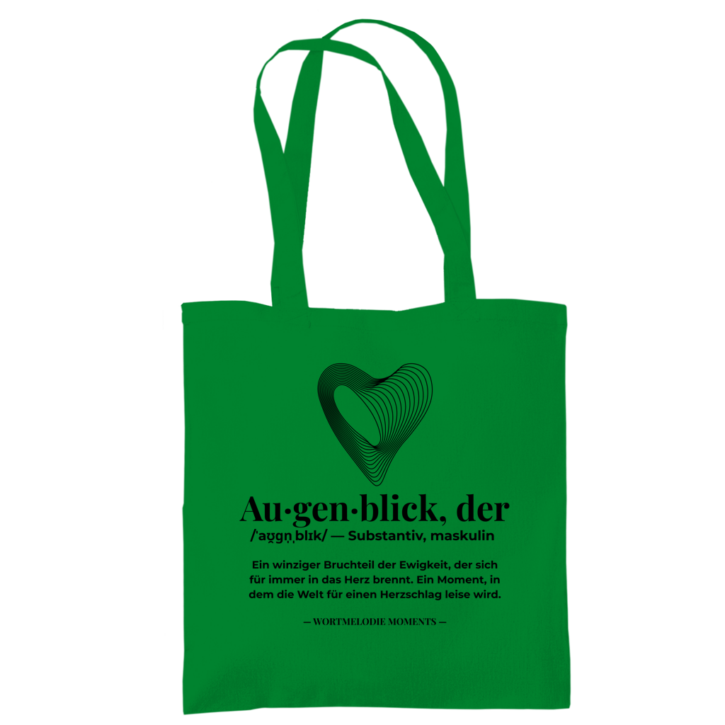 Tragetasche Augenblick - Wortmelodie Moments