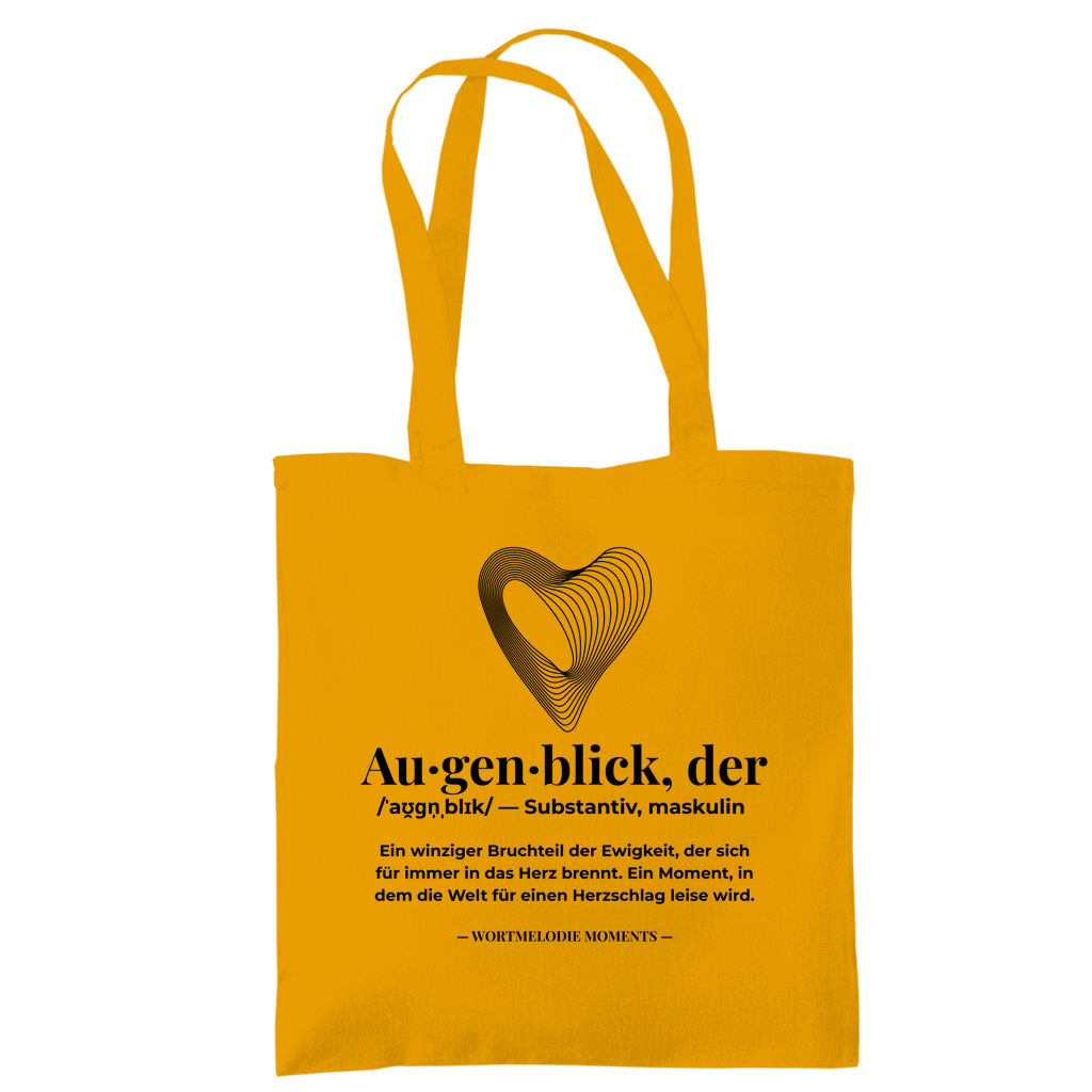Tragetasche Augenblick - Wortmelodie Moments