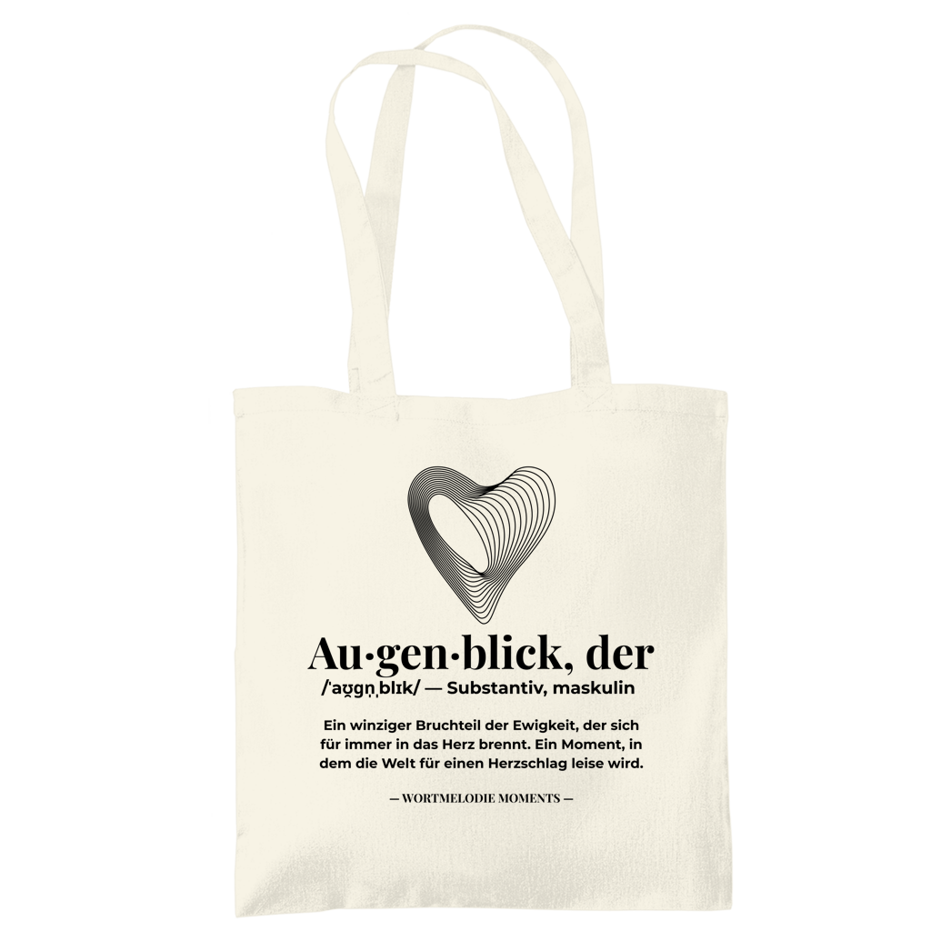 Tragetasche Augenblick - Wortmelodie Moments