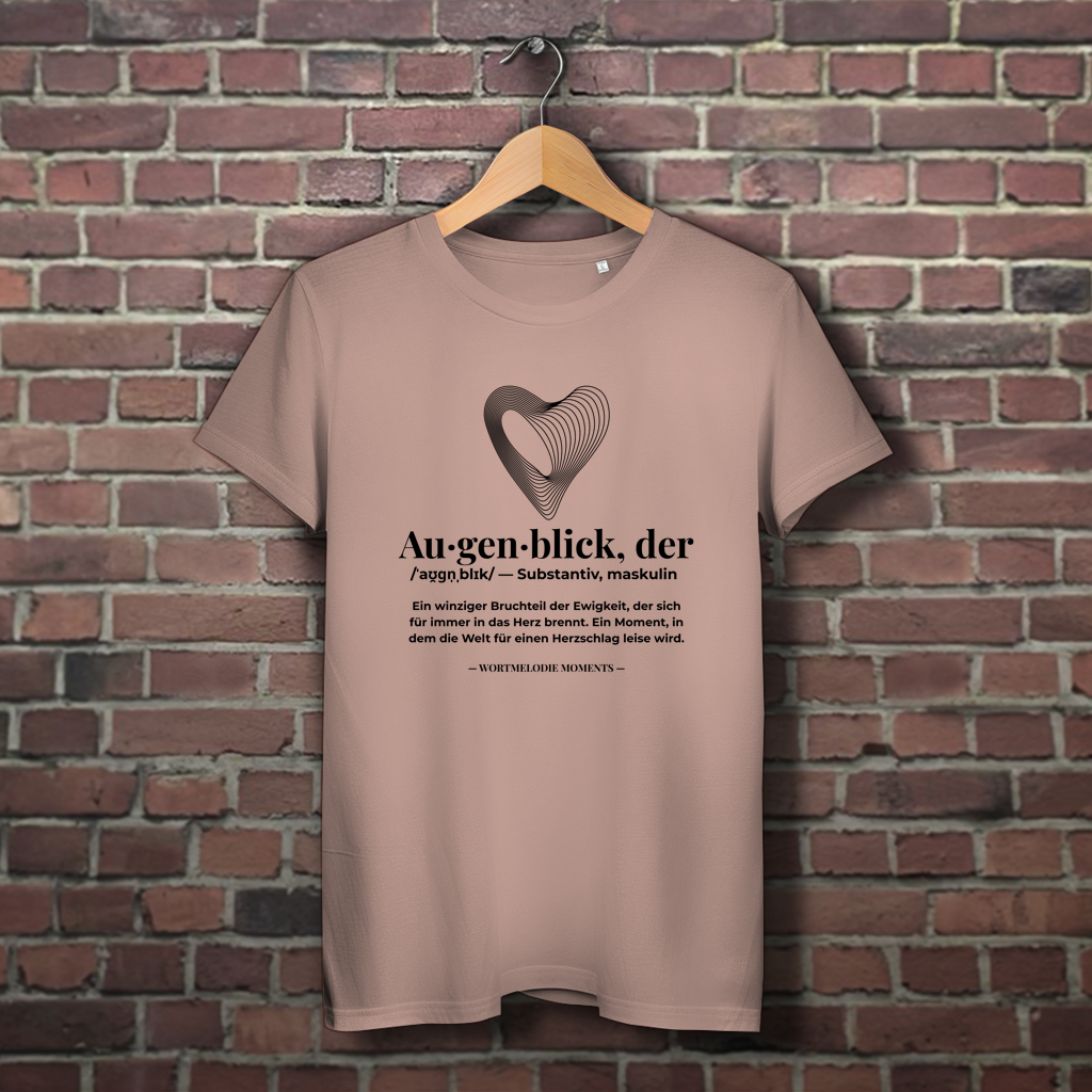 Damen Premium Bio T-Shirt Augenblick - Wortmelodie Moments
