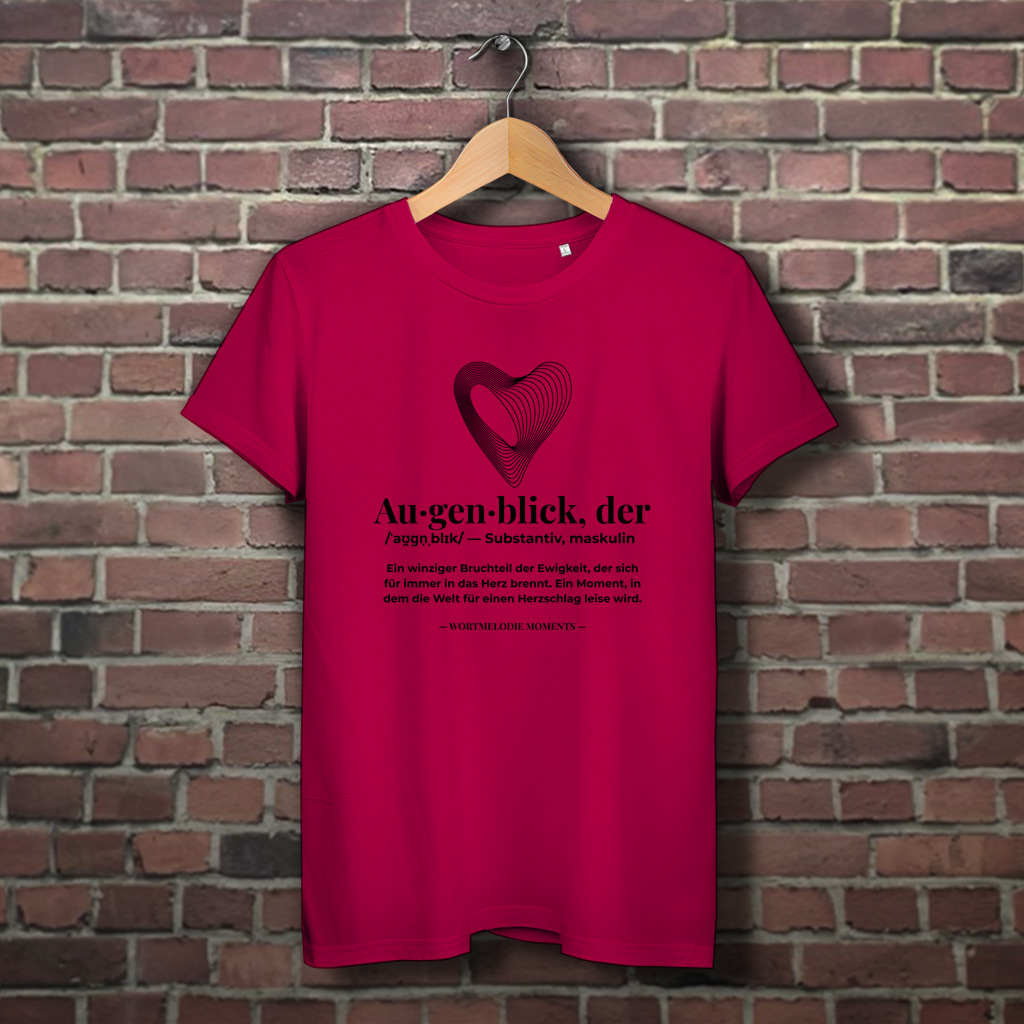 Damen Premium Bio T-Shirt Augenblick - Wortmelodie Moments