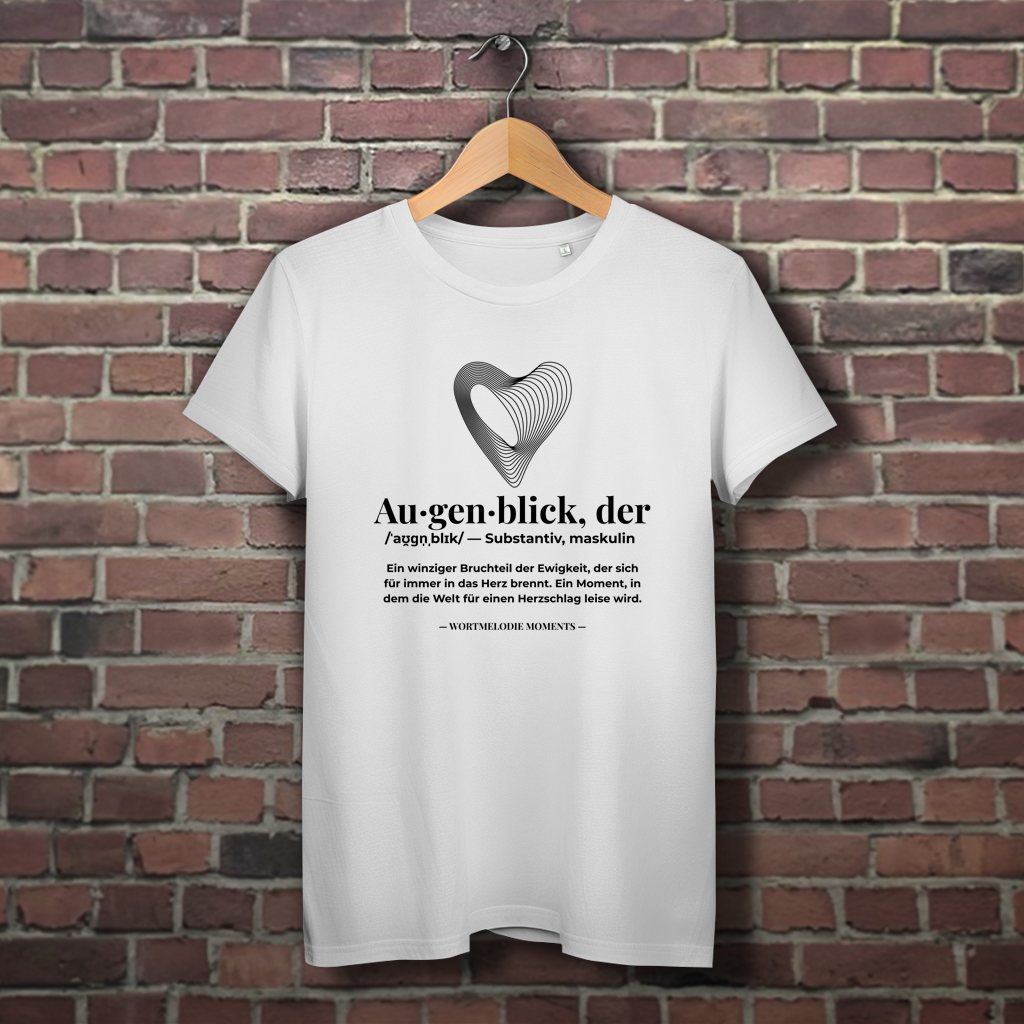 Damen Premium Bio T-Shirt Augenblick - Wortmelodie Moments