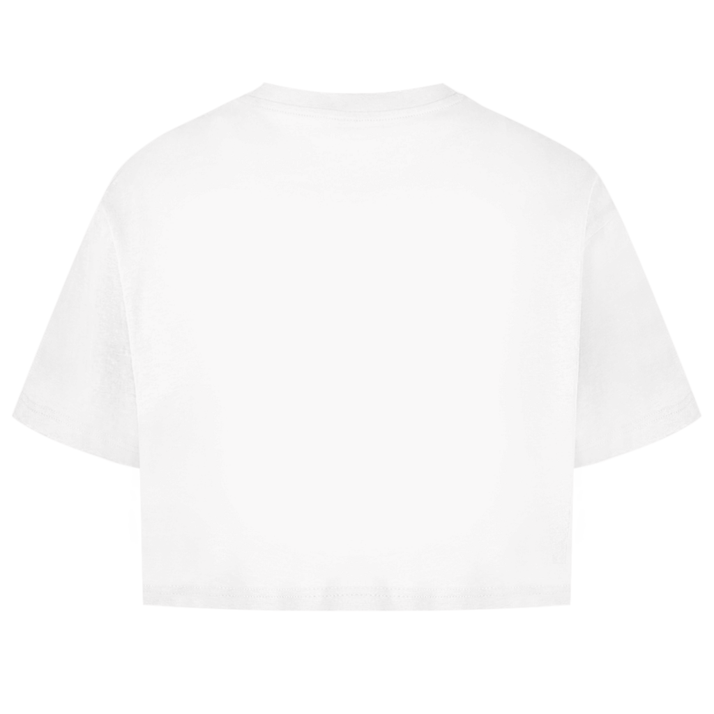 Damen Oversize Crop Top Augenblick - Wortmelodie Moments