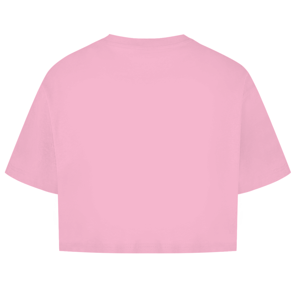 Damen Oversize Crop Top Augenblick - Wortmelodie Moments