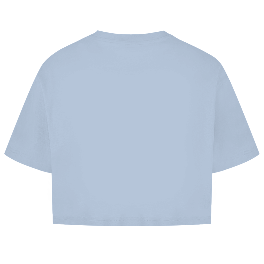 Damen Oversize Crop Top Augenblick - Wortmelodie Moments