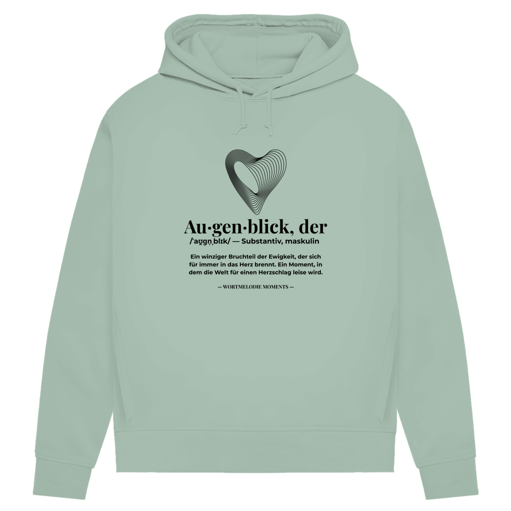 Damen Premium Bio Hoodie Augenblick - Wortmelodie Moments