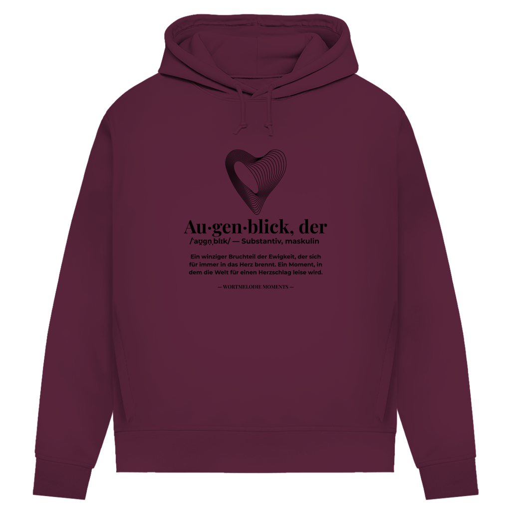 Damen Premium Bio Hoodie Augenblick - Wortmelodie Moments