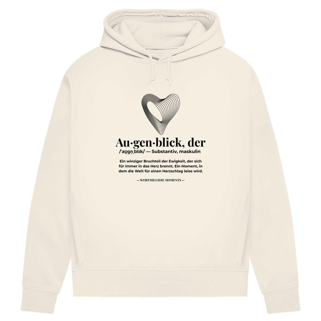 Damen Premium Bio Hoodie Augenblick - Wortmelodie Moments