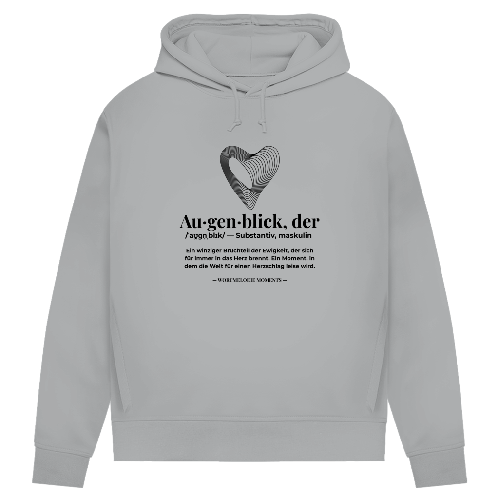 Damen Premium Bio Hoodie Augenblick - Wortmelodie Moments