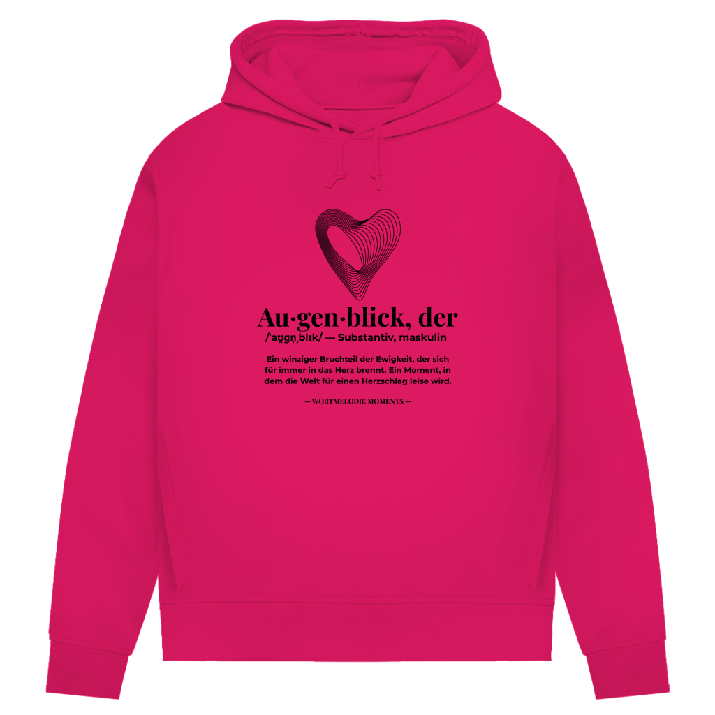Damen Premium Bio Hoodie Augenblick - Wortmelodie Moments