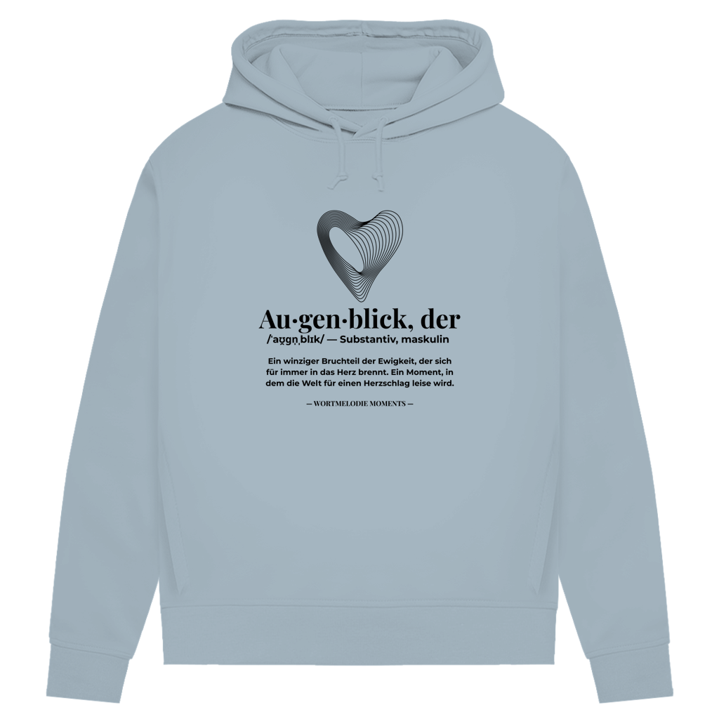 Damen Premium Bio Hoodie Augenblick - Wortmelodie Moments