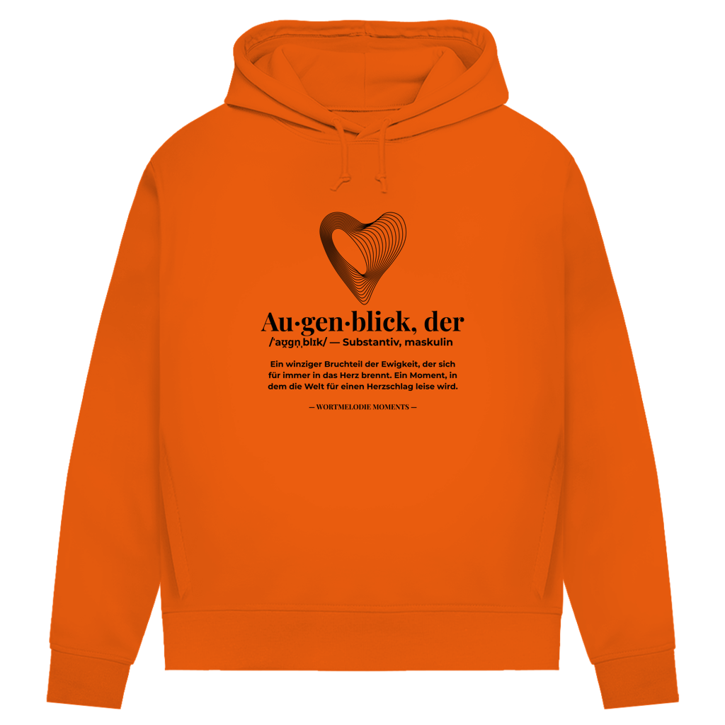 Damen Premium Bio Hoodie Augenblick - Wortmelodie Moments