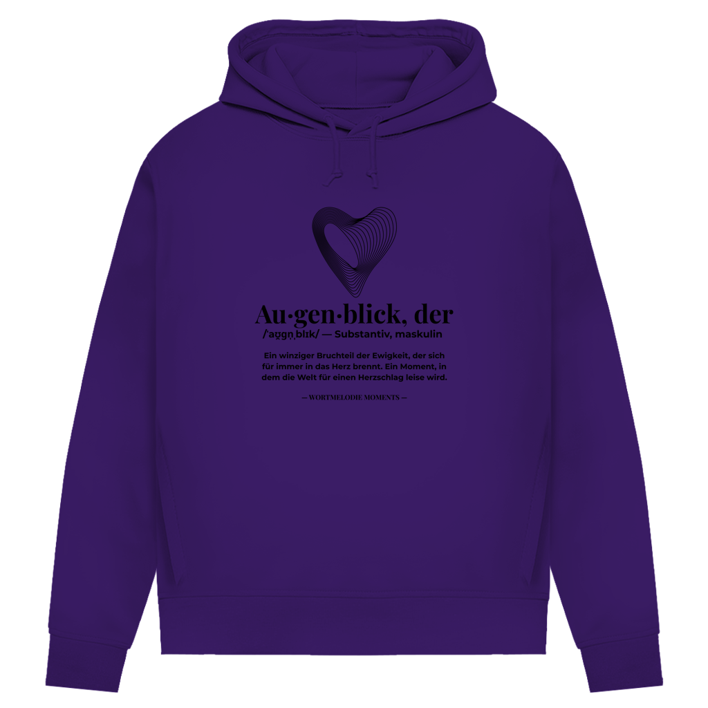 Damen Premium Bio Hoodie Augenblick - Wortmelodie Moments