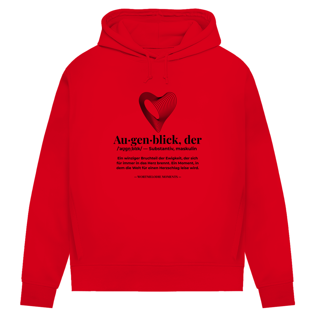 Damen Premium Bio Hoodie Augenblick - Wortmelodie Moments
