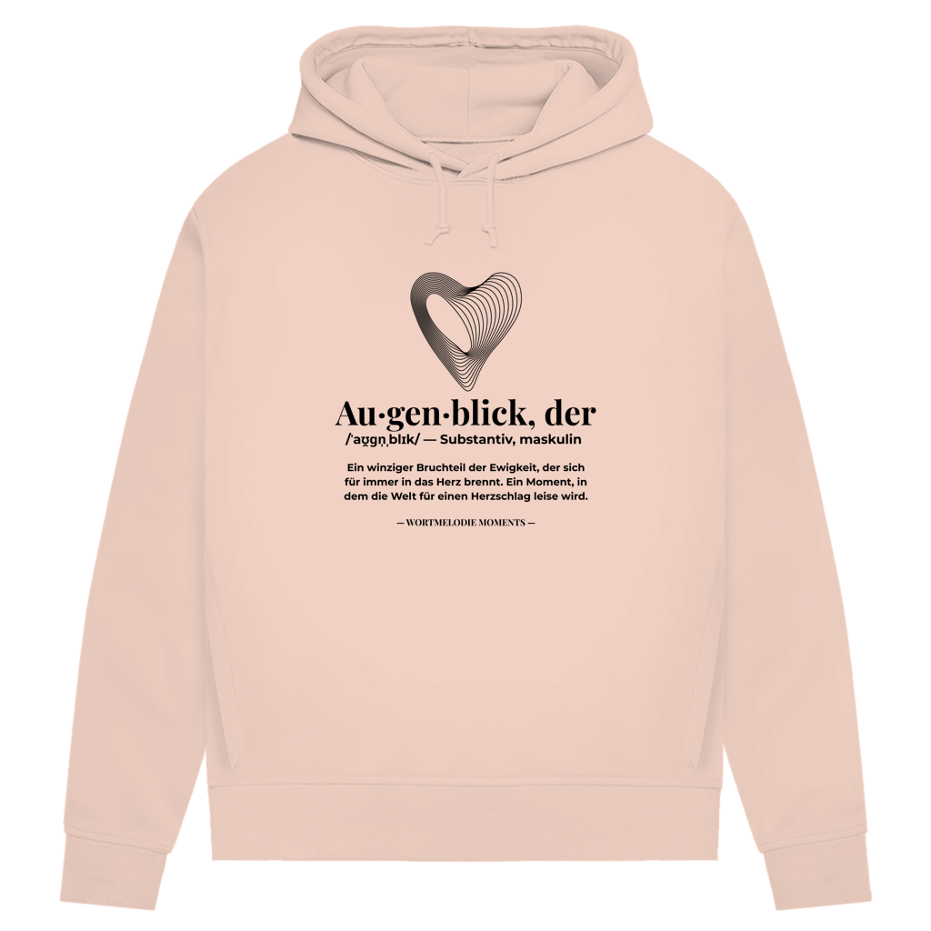 Damen Premium Bio Hoodie Augenblick - Wortmelodie Moments