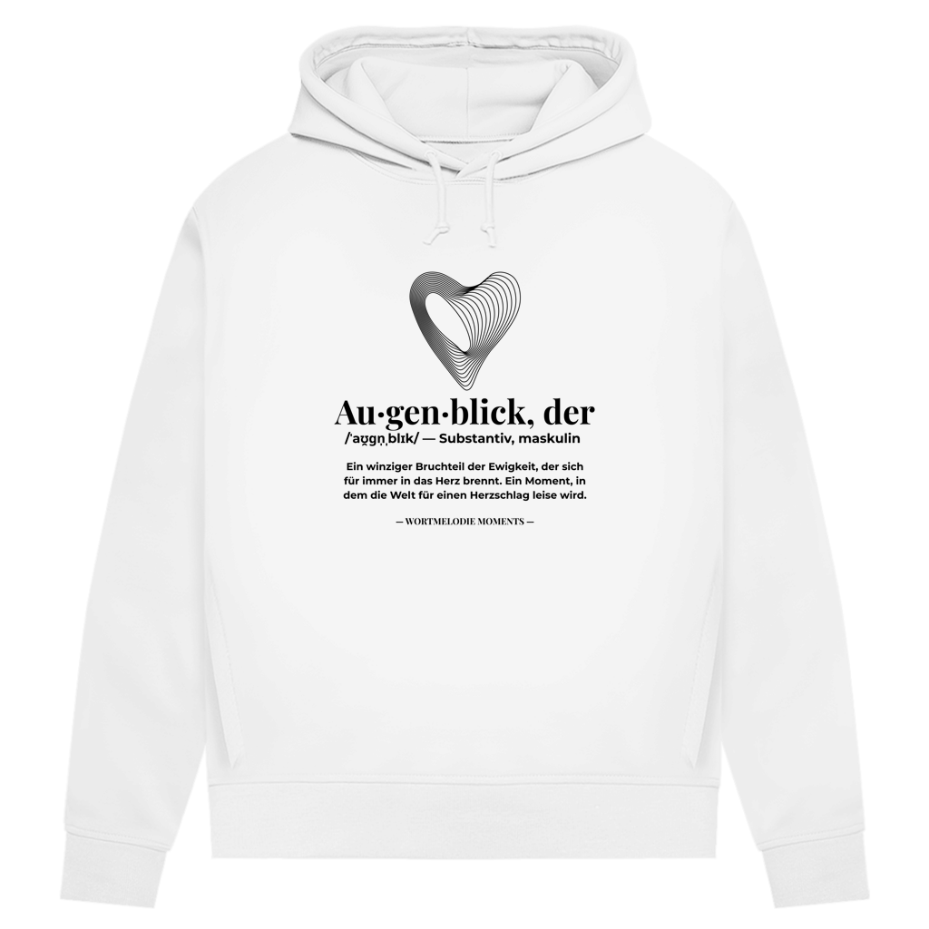 Damen Premium Bio Hoodie Augenblick - Wortmelodie Moments