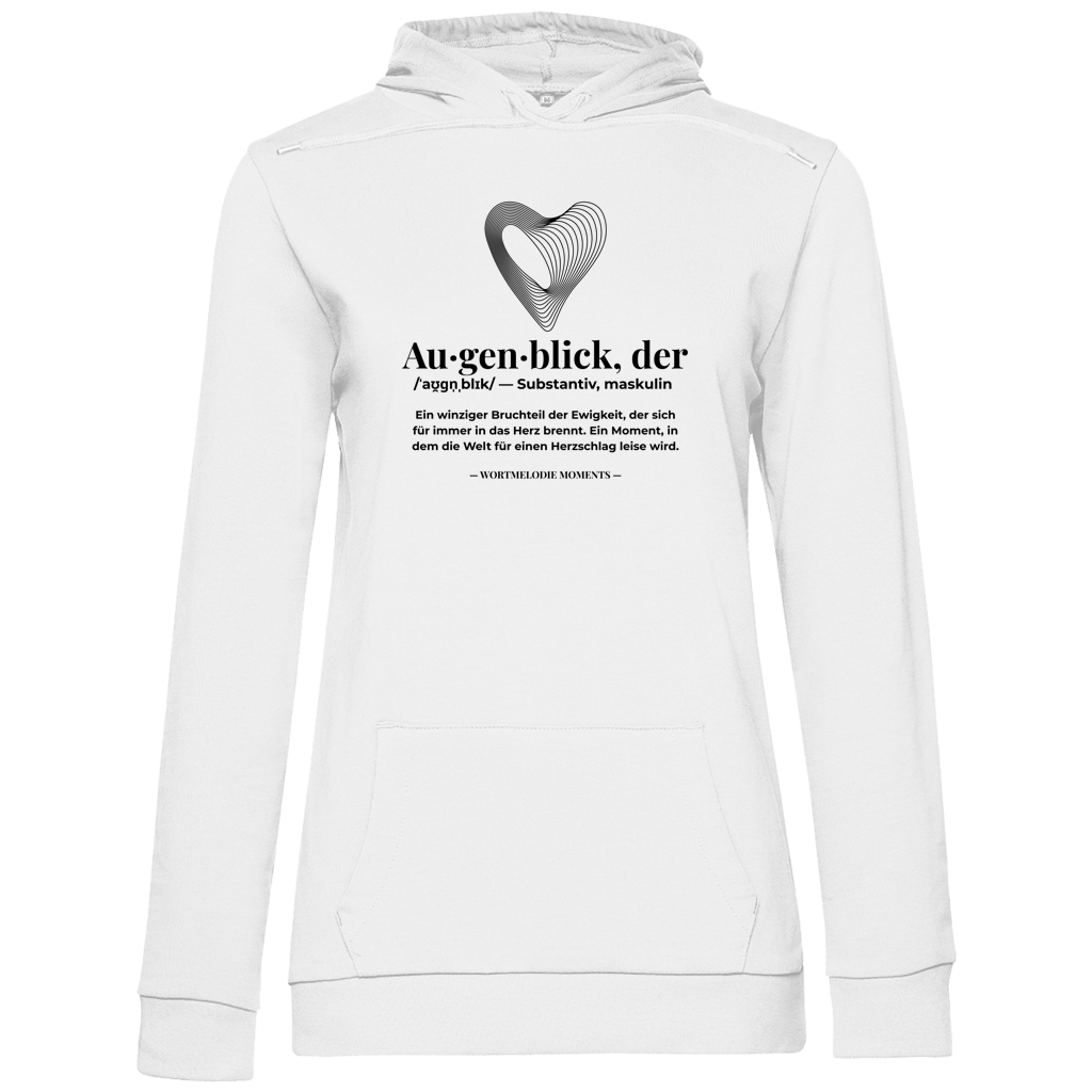 Damen Promo Hoodie Augenblick - Wortmelodie Moments