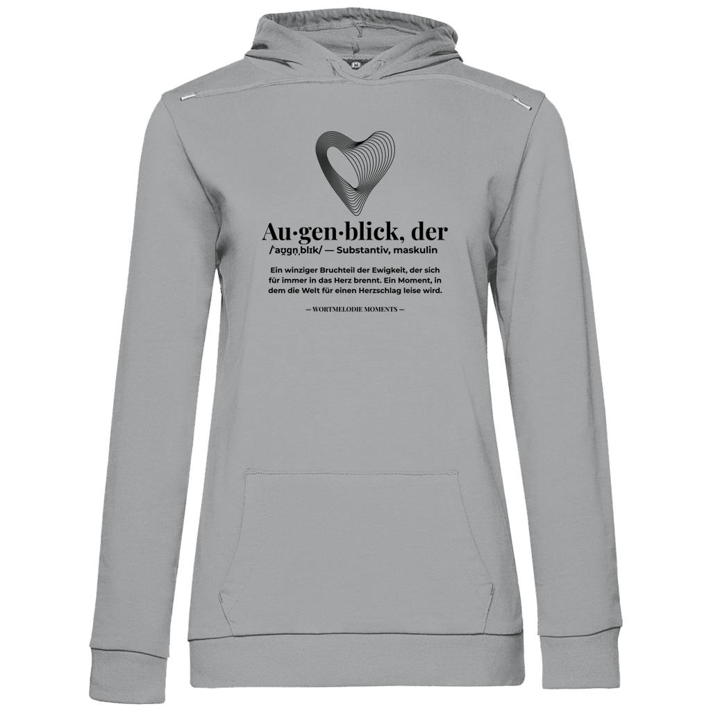 Damen Promo Hoodie Augenblick - Wortmelodie Moments