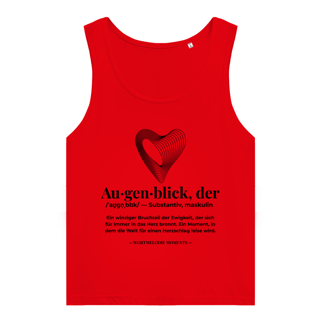 Damen Premium Organic Tank Top Augenblick - Wortmelodie Moments