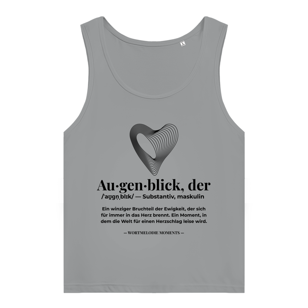 Damen Premium Organic Tank Top Augenblick - Wortmelodie Moments