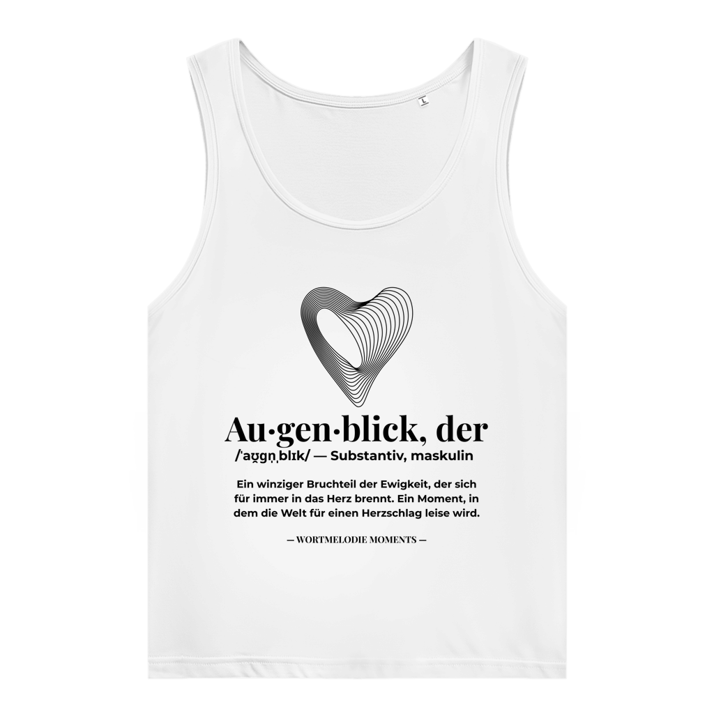 Damen Premium Organic Tank Top Augenblick - Wortmelodie Moments