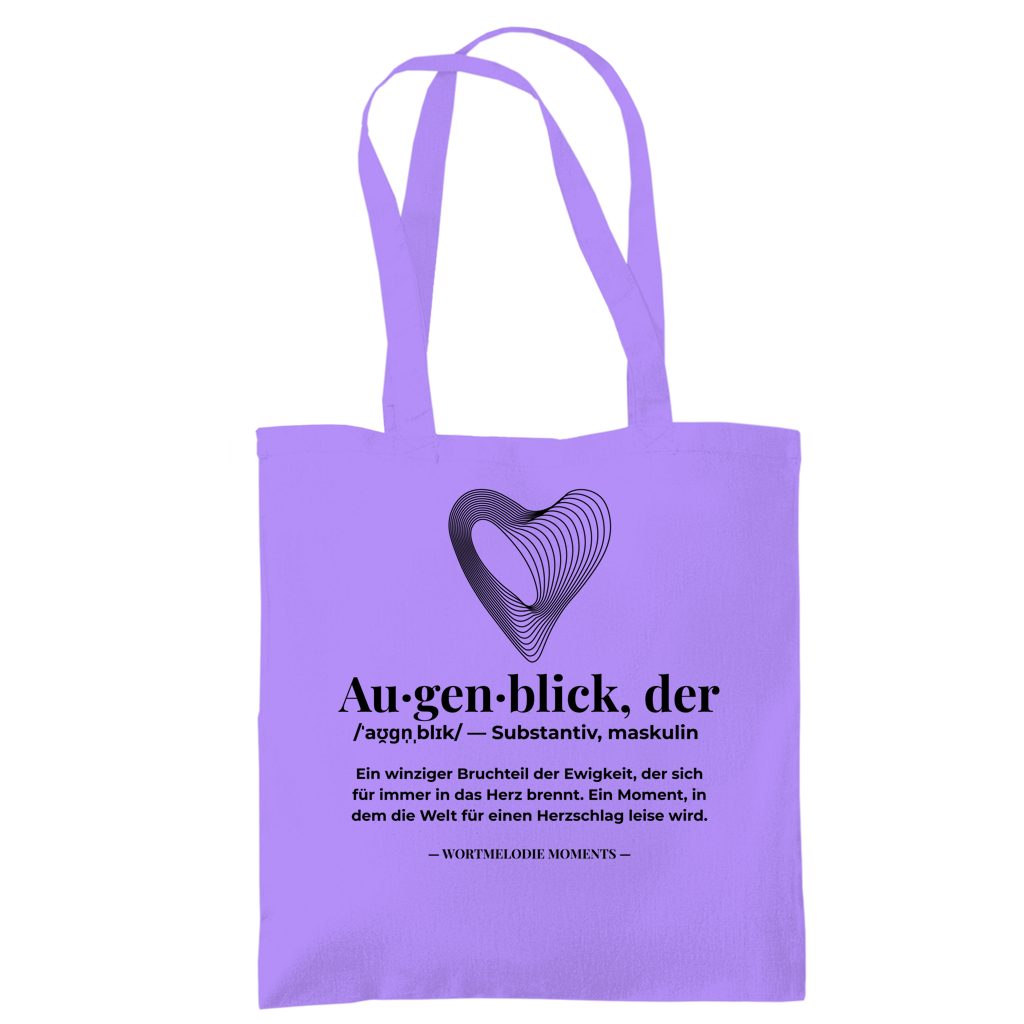 Tragetasche Augenblick - Wortmelodie Moments
