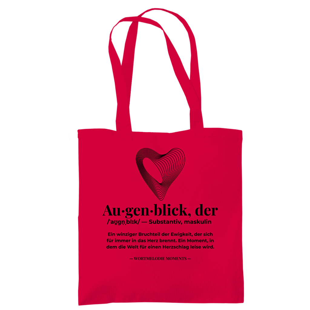 Tragetasche Augenblick - Wortmelodie Moments